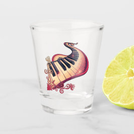 Copo De Shot Elegance in motion, the curved piano. 