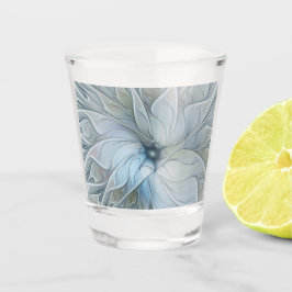 Copo De Shot Elegant Beauty Modern Abstract Fractal Art Flower