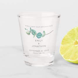 Copo De Shot Elegante Azul Eucalyptus Keepsasasaara Salvar A Da