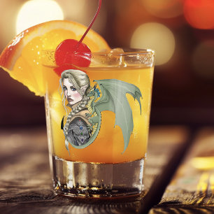 Copo De Shot Elf Warrior Dragon Fantasy