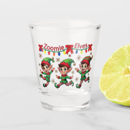 Copo De Shot Elfos Zoomie Natal