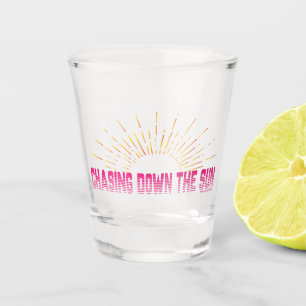 Copo De Shot EM ALGUM LUGAR OUTHERE - LOGOTIPO do VIDRO de TIRO