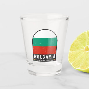 Copo De Shot Emblem em relevo na Bulgária