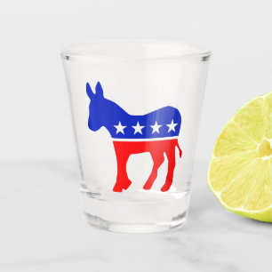 Copo De Shot Emblema Político do Partido Democrático (Donkey)