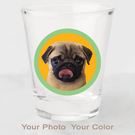 Copo De Shot Enchimento de meia de foto de Pug fofo para amante