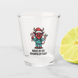 Copo De Shot Enfermeira de Dia Krampus de Noite Enfermagem Enfe