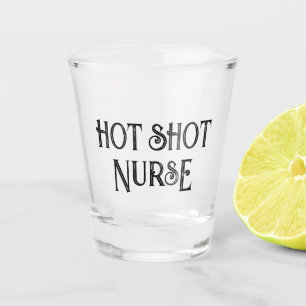 Copo De Shot Enfermeira quente   Vidro De Presente Engraçado
