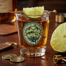 Engraçada Equipe Oficial de Bebedores Irlandeses S