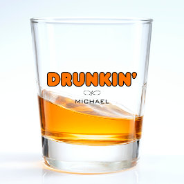 Copo De Shot Engraçado Bêbado