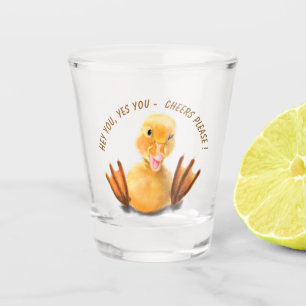 Copo De Shot Engraçado Dobra-Chupa-Vidro - Texto Personalizado