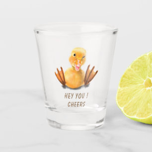 Copo De Shot Engraçado Dobra-Chupa-Vidro - Texto Personalizado