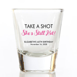 Copo De Shot Engraçado Quente Aos 60 Anos