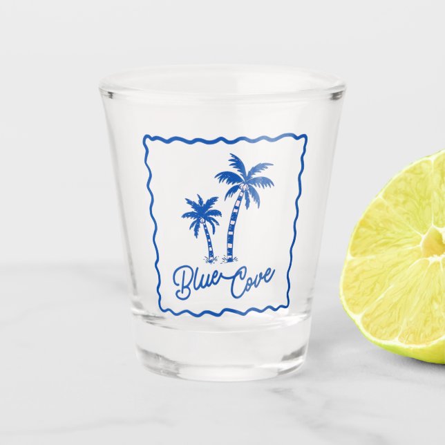 Copo De Shot Enseada Azul (Frente)
