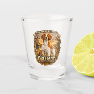 Copo De Shot Épagneul Bretão