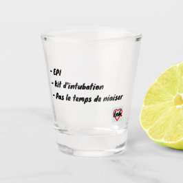 Copo De Shot EPI pas le temps de niaiser Verre à shot