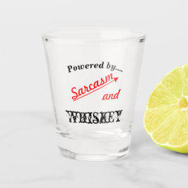 Copo De Shot Equipado com Sarcasm e Whiskey Novelty