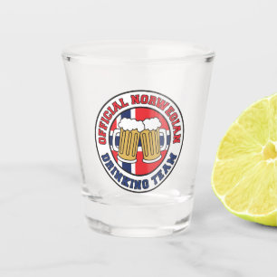 Copo De Shot Equipe Oficial de Bebendo Norueguesa