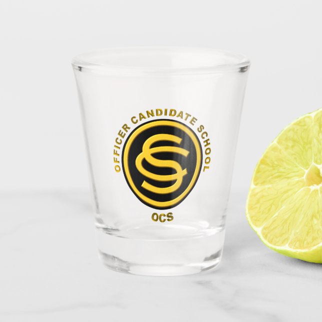 Copo De Shot Escola Candidata de Oficial do Exército - OCS (Frente)