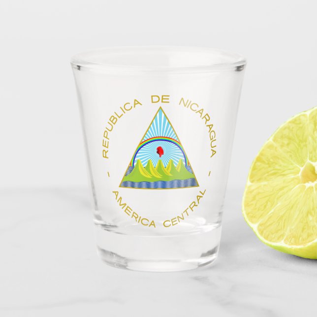 Copo De Shot Escudo da Nicarágua (Frente)