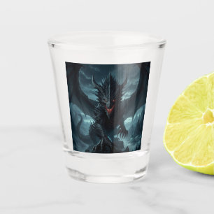 Copo De Shot Escuro, Dragão Medieval