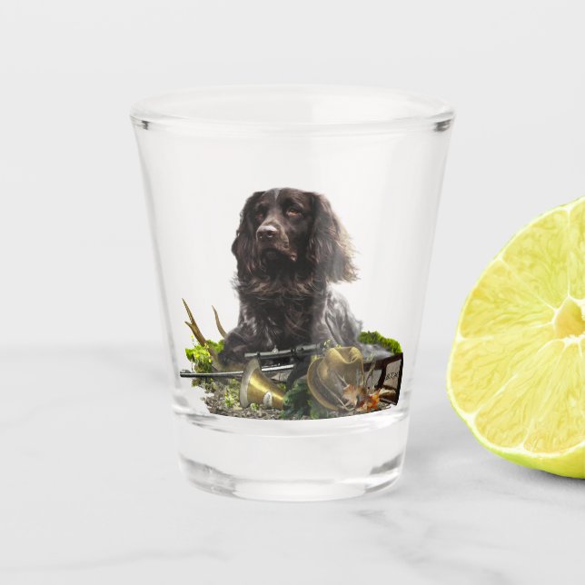 Copo De Shot Espanhol alemão, Wachtelhund (Frente)