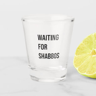 Copo De Shot Esperando pelo Shabbos Hanukkah Engraçado Judeu