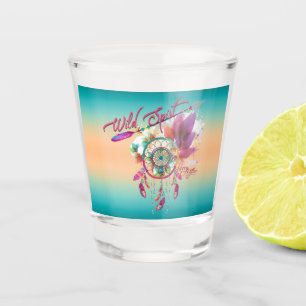 Copo De Shot Espírito Selvagem Sonho Capturador Vidro