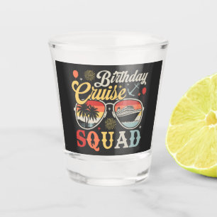 Copo De Shot Esquadrão de Cruzeiro de Aniversário Grupo Família