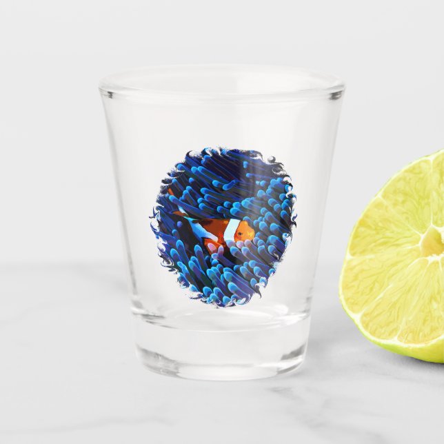 Copo De Shot Estação de Carga USB do Clown Fish Bandana (Frente)