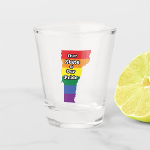 Copo De Shot Estado Orgulho gay Vermont