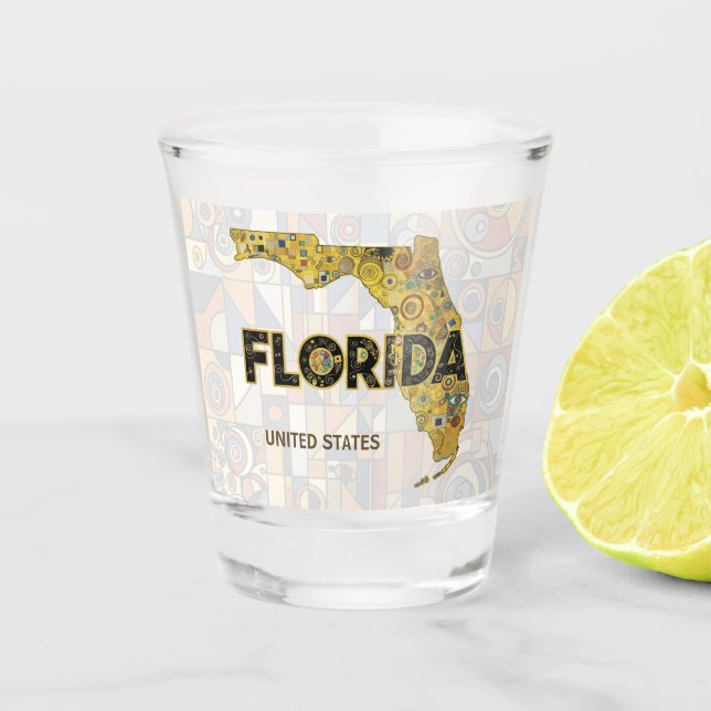 Copo De Shot Estados Unidos - Flórida (Frente)