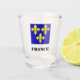 Copo De Shot Estandarte Real Francês Medieval Fidelidade Heráld