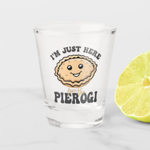 Copo De Shot Estou aqui pelo Pierogi