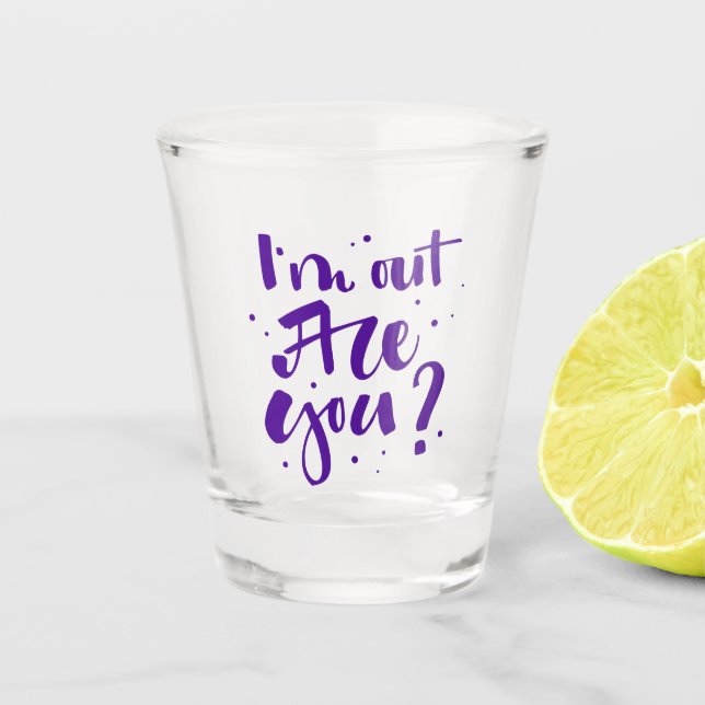 Copo De Shot Estou fora, não é? (Frente)