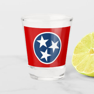 Copo De Shot Estrelas brancas de Sinalizador do Tennessee