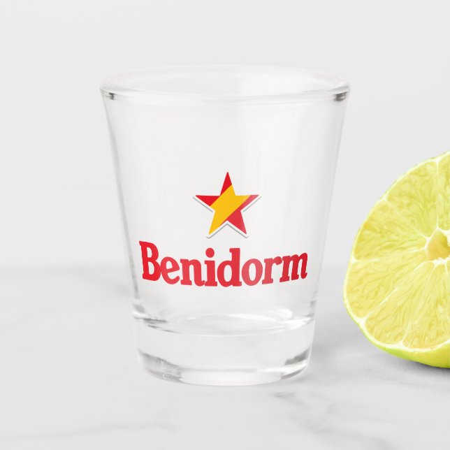 Copo De Shot Estrelas da Espanha – Benidorm (Frente)