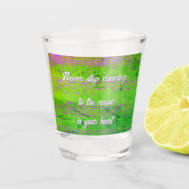 Copo De Shot Etapas Musicais - Novo Jazz Shot glass
