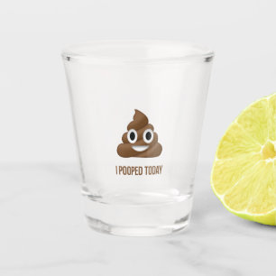 Copo De Shot Eu Poi Hoje O Poo Emoji Shot Glass