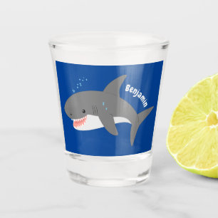 Copo De Shot Excelente de desenho animado branco 