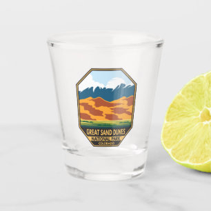 Copo De Shot Excelente Sand Dunes National Park Colorous Emblem