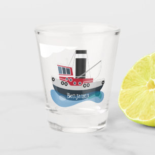 Copo De Shot Exemplo de desenho animado de embarcações de arras