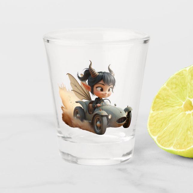 Copo De Shot Fada ao Luar das Dunas Errantes.  (Frente)