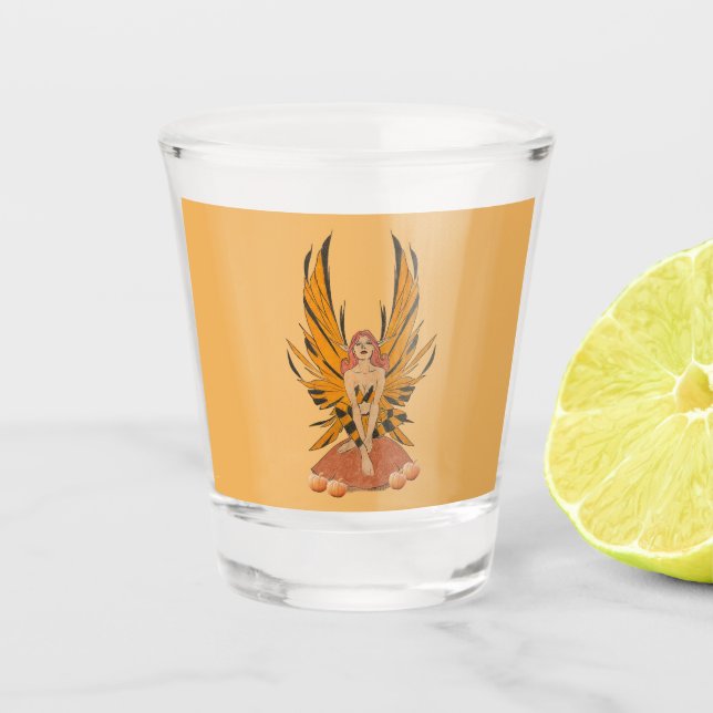 Copo De Shot Fada do Halloween (Frente)