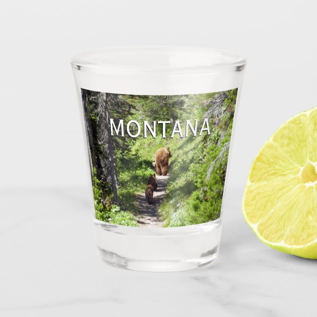 Copo De Shot Família Brown Bear (Frente)