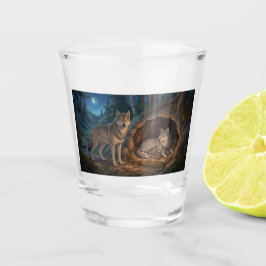 Copo De Shot Família de Lobos