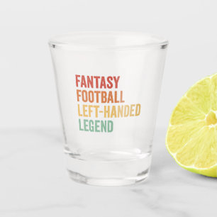 Copo De Shot Fantasia Futebol de Esquerda Entregou Legenda Funn