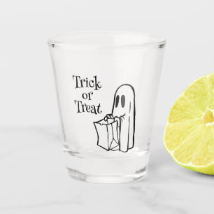 Copo De Shot Fantasma Moderno Clássico com Truque ou Tratamento