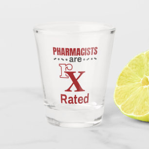 Copo De Shot Farmacêuticos Engraçados São Classificados por rX