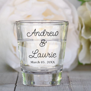 Copo De Shot Favor de casamento personalizado para festa de noi