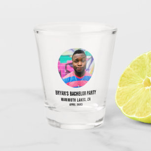 Copo De Shot Favor de despedida de solteiro com foto personaliz